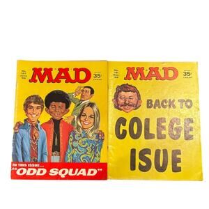 VTG 1969 Lot of 2 Mad Magazines, Numbers 127 and 131